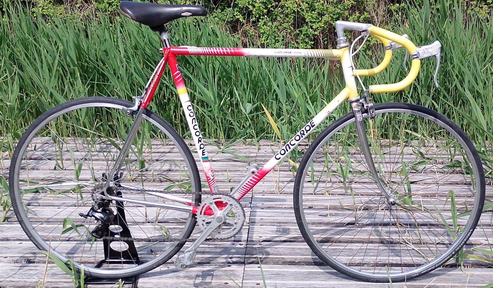 CONCORDE 🇮🇹  ASTORE (FIXIE) Citybike (1991), Fietsen en Brommers, Fietsen | Racefietsen, Gebruikt, Staal, Velgrem, 57 tot 61 cm