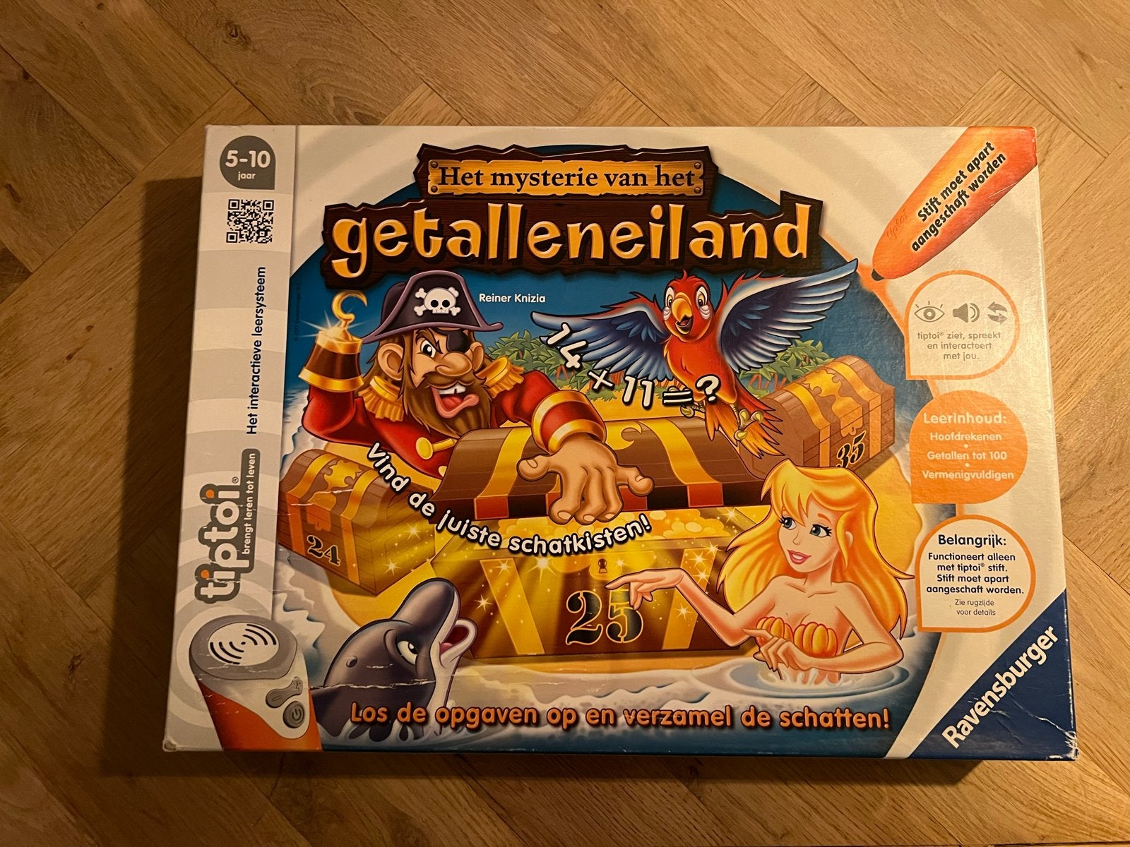 Tiptoi spel 'Het Mysterie van het Getalleneiland', Ophalen of Verzenden, Gebruikt