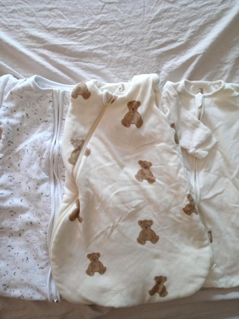 3 slaapzakken newborn 60, Ophalen of Verzenden, Zo goed als nieuw, Minder dan 70 cm, Slaapzak
