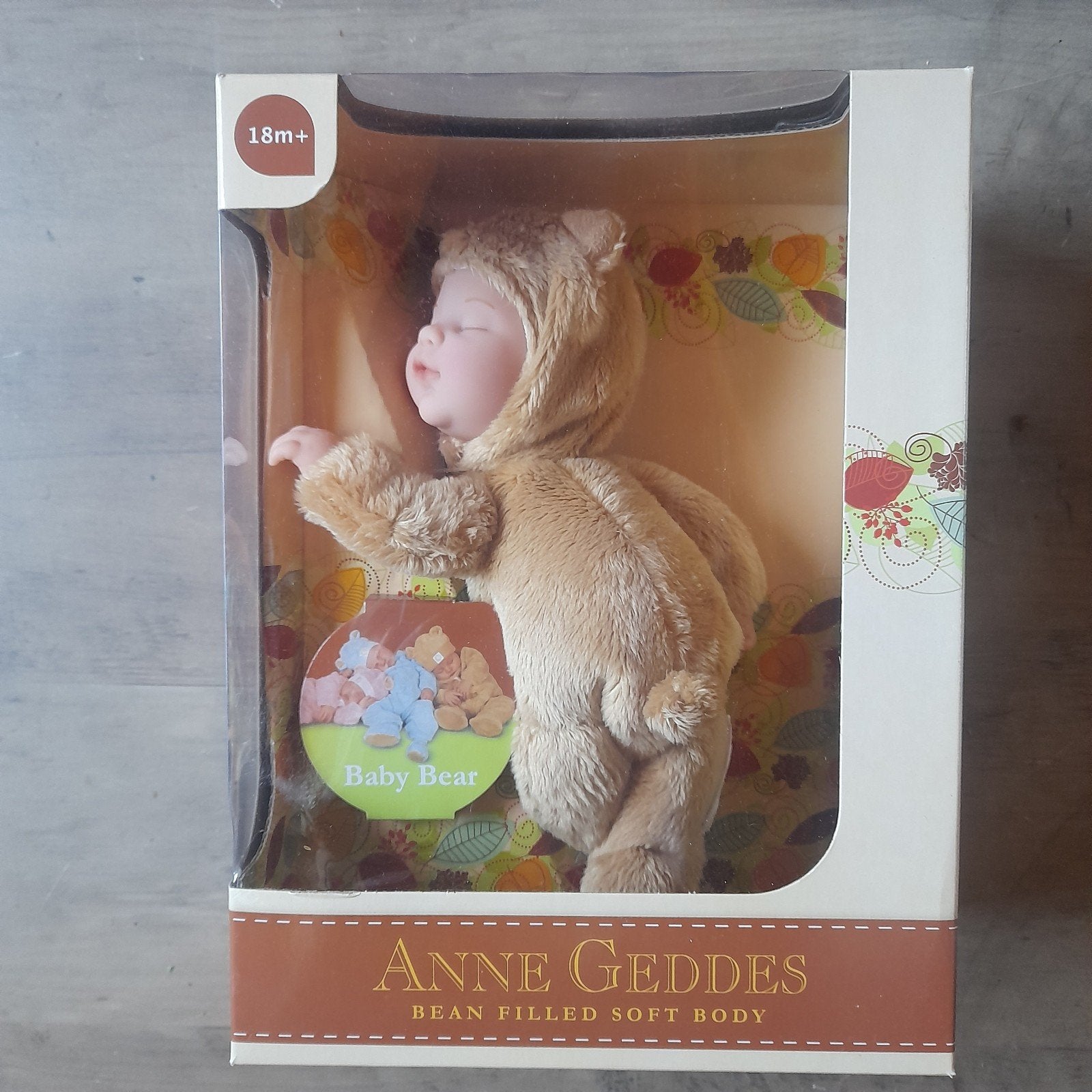 Anne Geddes Babypop in Berenpak - Nieuw in doos, Kinderen en Baby's, Ophalen of Verzenden
