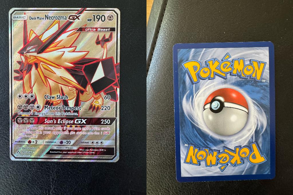 Dusk Mane Necrozma 145/156, Exc, Ophalen of Verzenden, Zo goed als nieuw, Losse kaart, Foil
