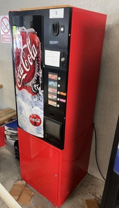 Coca Cola frisdrankautomaat met muntinworp, Ophalen, Gebruikt, Overige typen