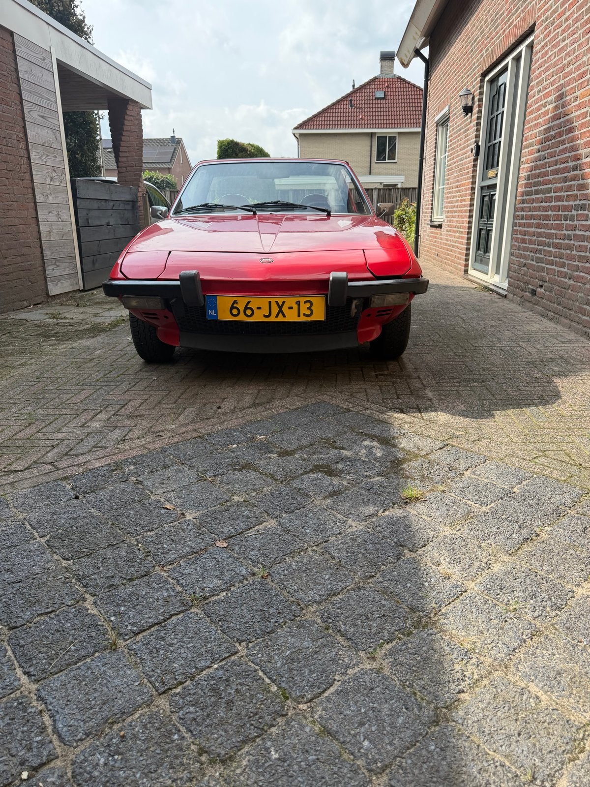 Fiat X1/9 1.3 1976 Rood, Auto's, 4 cilinders, Origineel Nederlands, Handgeschakeld, Particulier