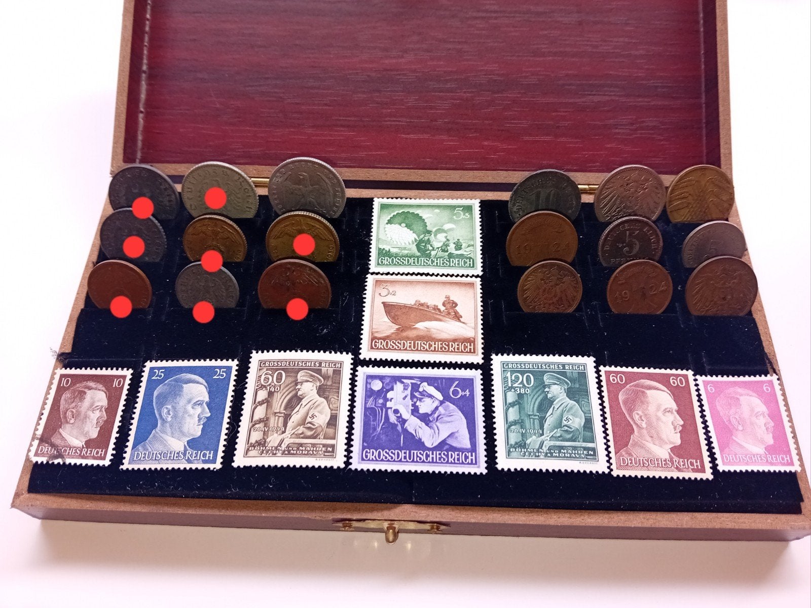 WO2 & Weimar Set - Uitgebreide Reeks Reichspfennig & Zegels, Ophalen of Verzenden, Duitsland, Setje