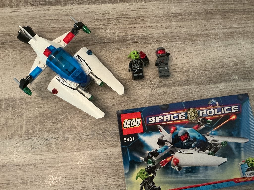 Lego set Space politie 5981, Compleet, Lego, Ophalen of Verzenden, Zo goed als nieuw