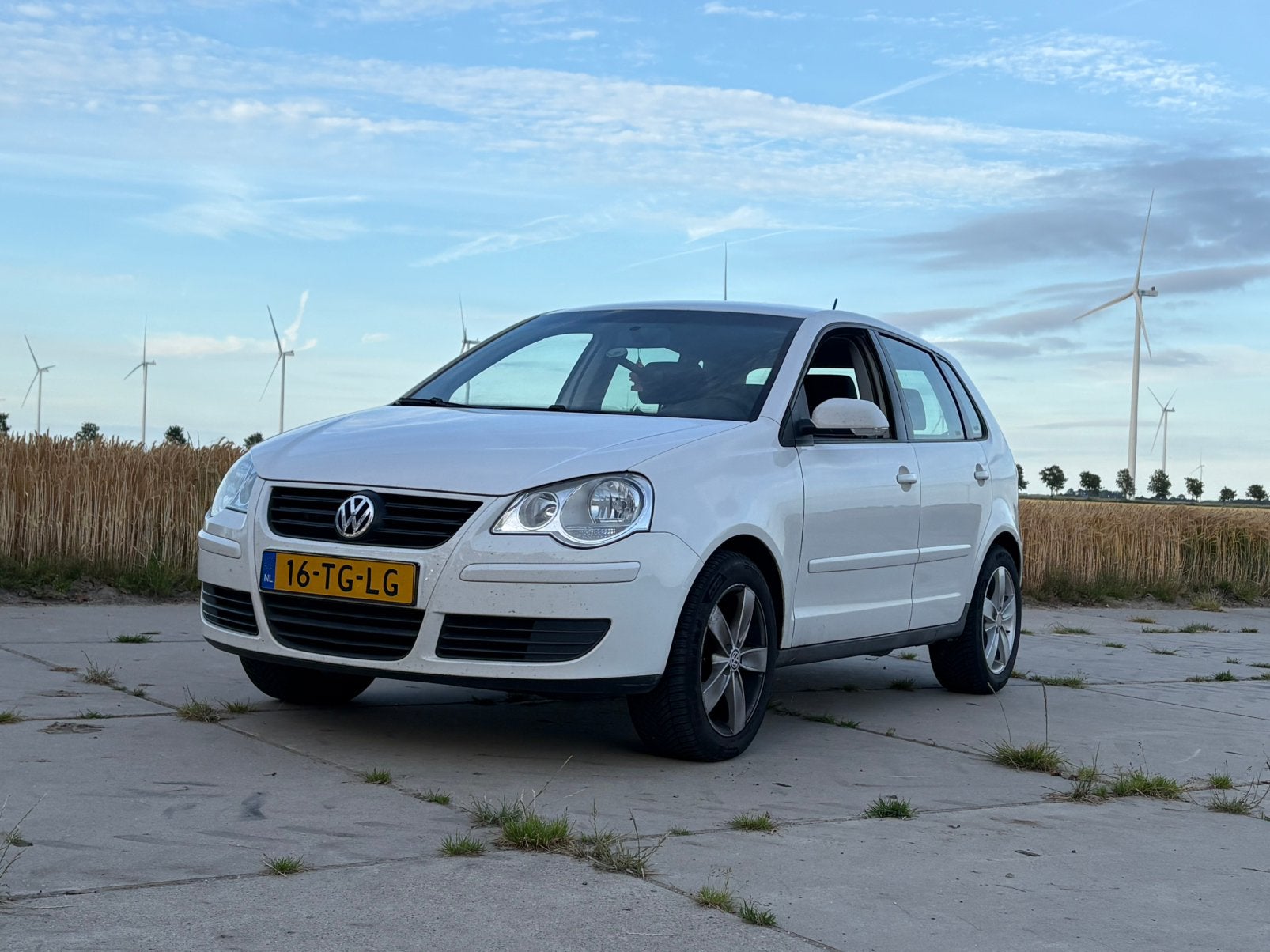 Volkswagen Polo 1.4 55KW AUT 2006 Wit, 4 cilinders, Wit, Origineel Nederlands, 1033 kg