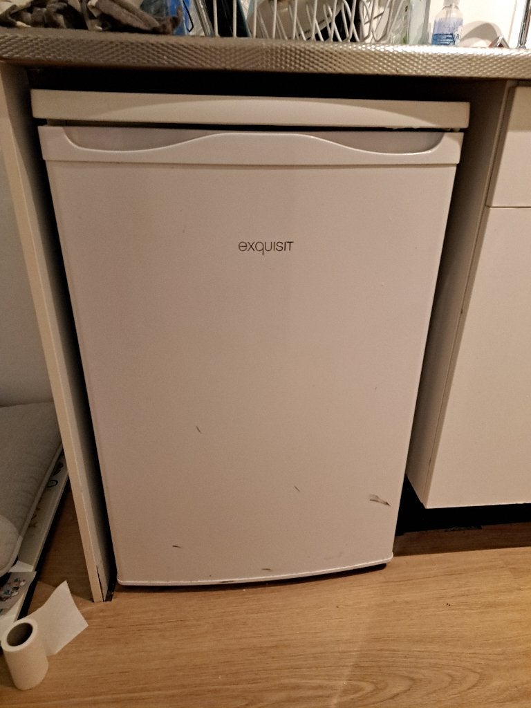 Koelkast - tafelmodel Exquisit, Gebruikt, 75 tot 100 liter, 45 tot 60 cm, Met vriesvak