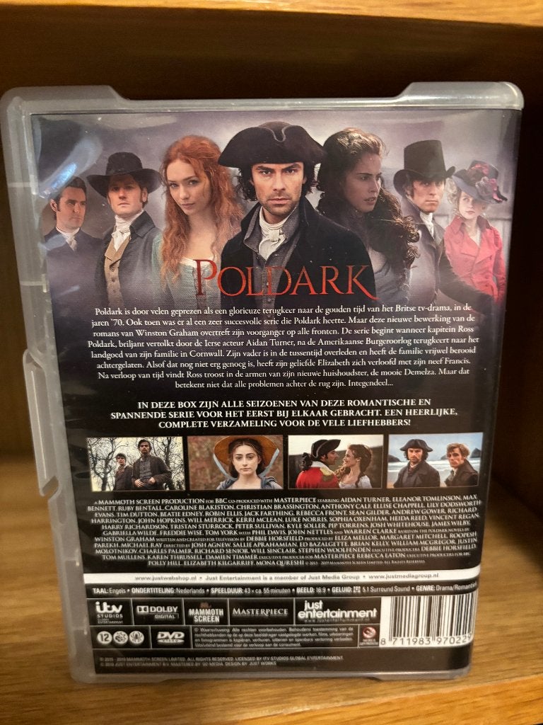 Poldark Seizoen 1 t/m 5 | serie | DVD, Drama, Ophalen of Verzenden, Vanaf 12 jaar, Inclusief doosje