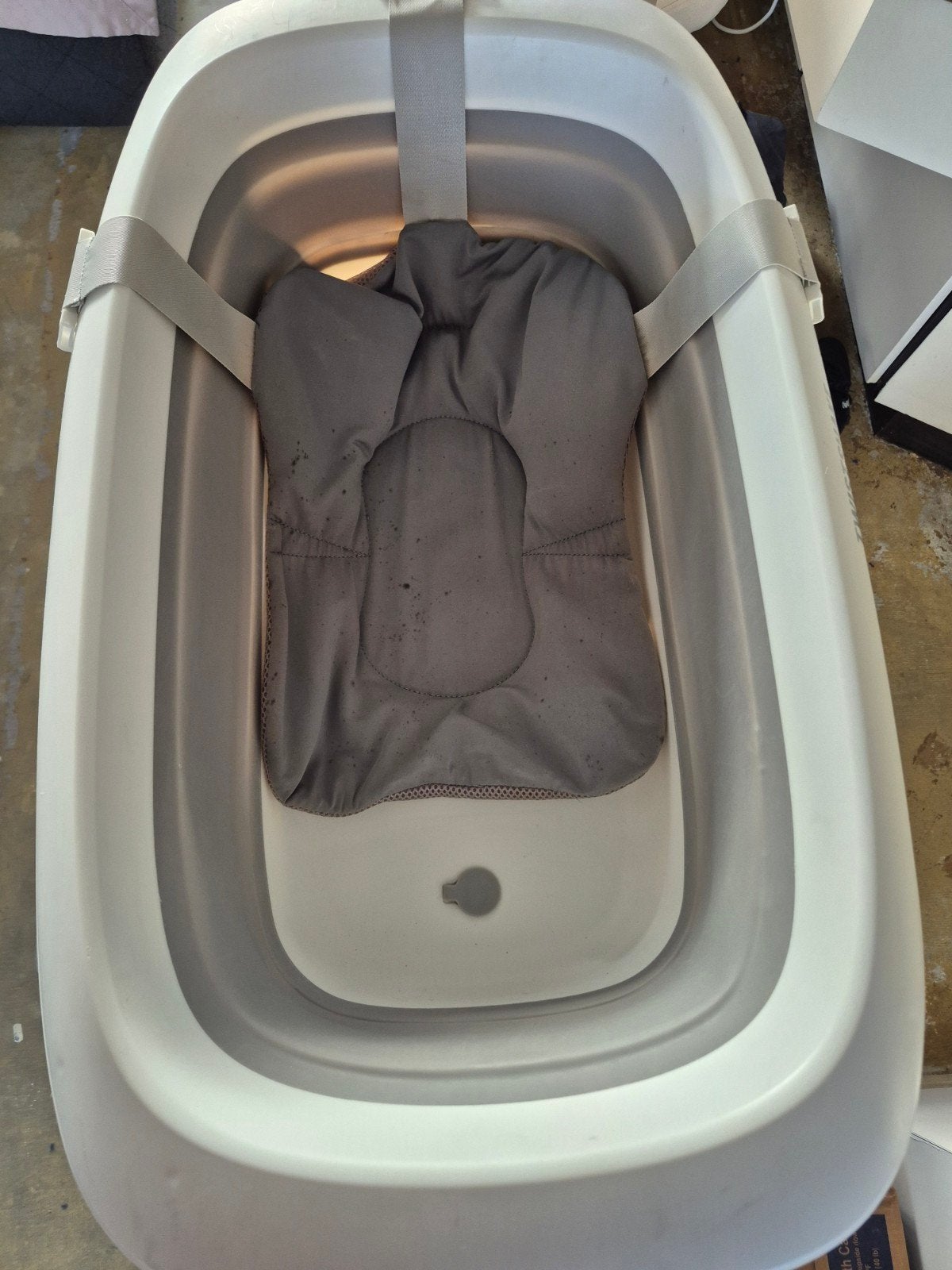 Twistshake babybadje met standaard, Gebruikt, Badje, Standaard, Ophalen