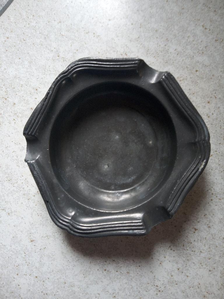 Asbak Tin gieterij "de Engel" Jaren '60, Antiek en Kunst, Ophalen of Verzenden