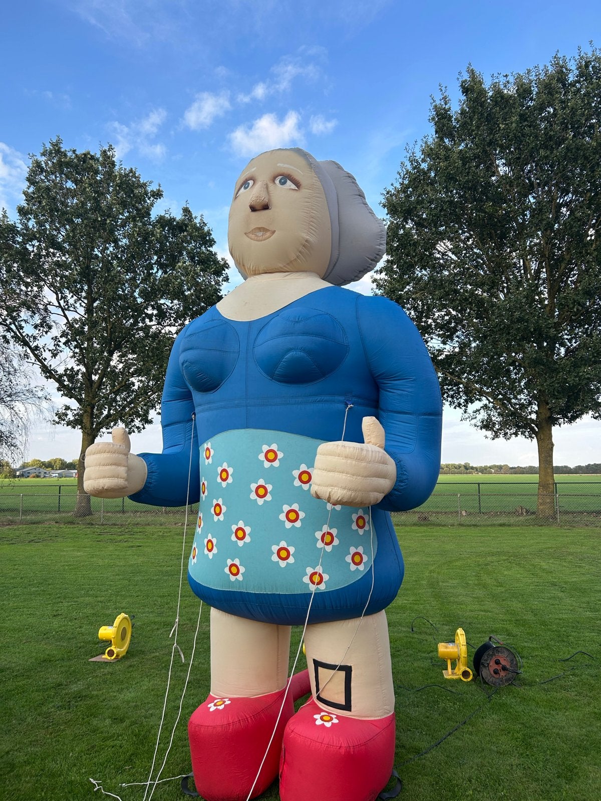 Opblaasbare Sarah pop voor 50e verjaardag, Ophalen, Zo goed als nieuw, Feestartikel, Abraham of Sarah