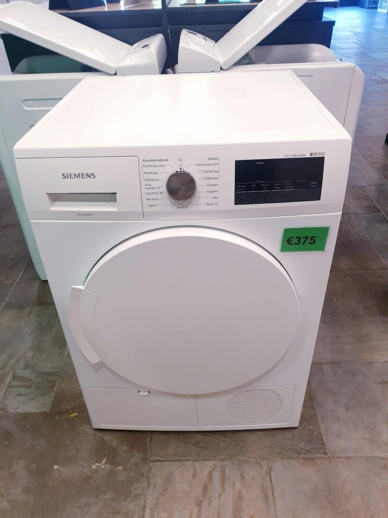 warmtepomp droger Siemens 7kg IQ300 A+ 1JAAR Garantie, Ophalen, 6 tot 8 kg, Overige typen, Refurbished