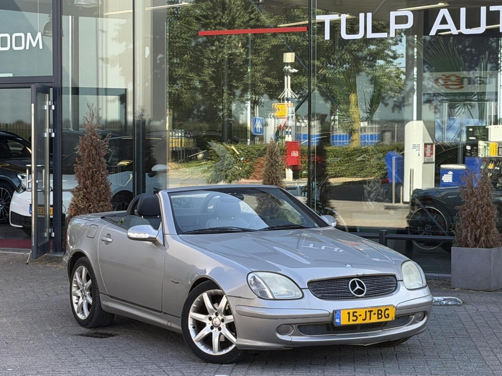 Mercedes SLK-klasse 200 K Automaat Cabrio 2002, Automaat, 1998 cc, Gebruikt, 4 cilinders