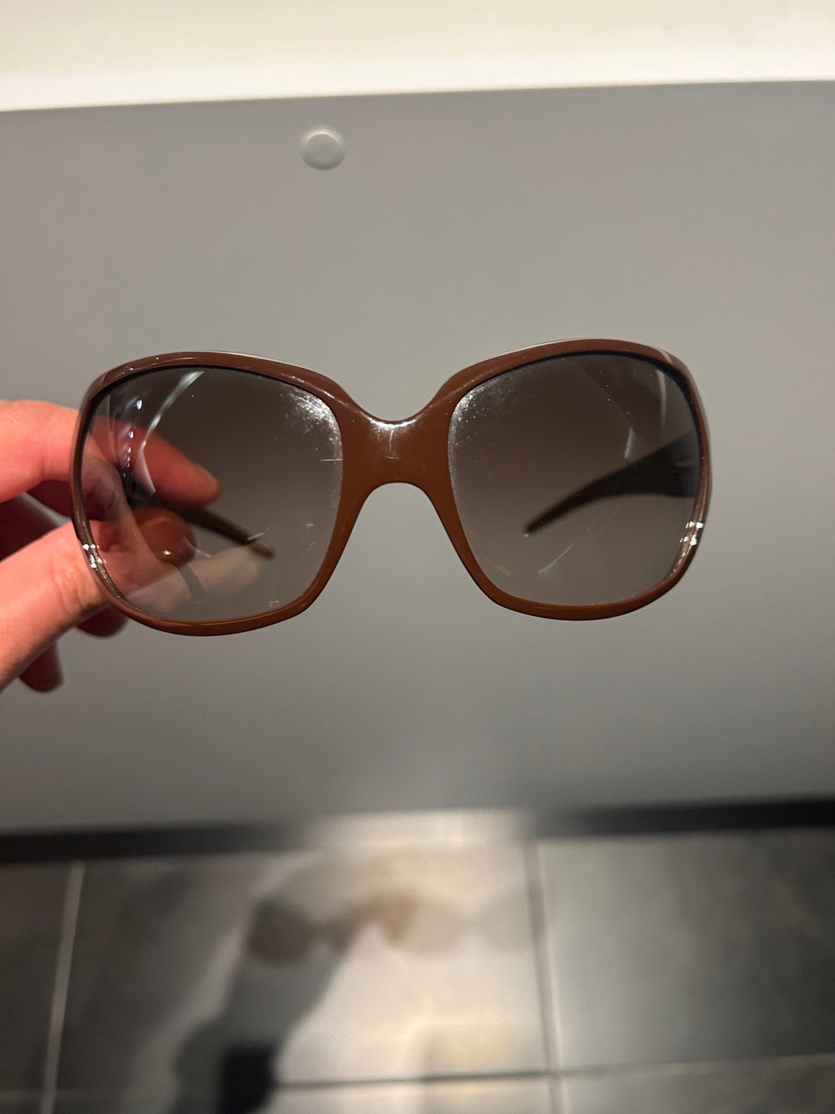Dolce & Gabbana zonnebril dames, Zonnebril, Bruin, Ophalen of Verzenden, Zo goed als nieuw