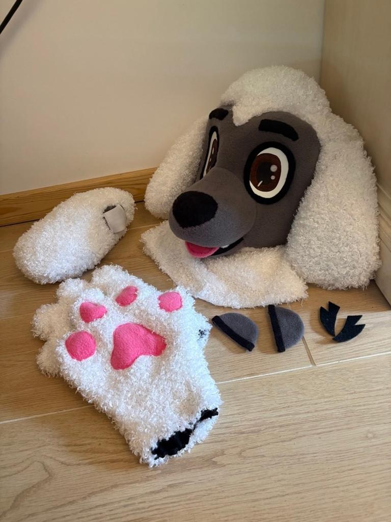 New fursuit poodle premade partial, Ophalen of Verzenden, Nieuw, Overige typen
