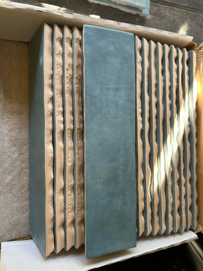 Revoir paris atelier turquoise mat 62x, Ophalen, Nieuw, Minder dan 20 cm, 20 tot 40 cm
