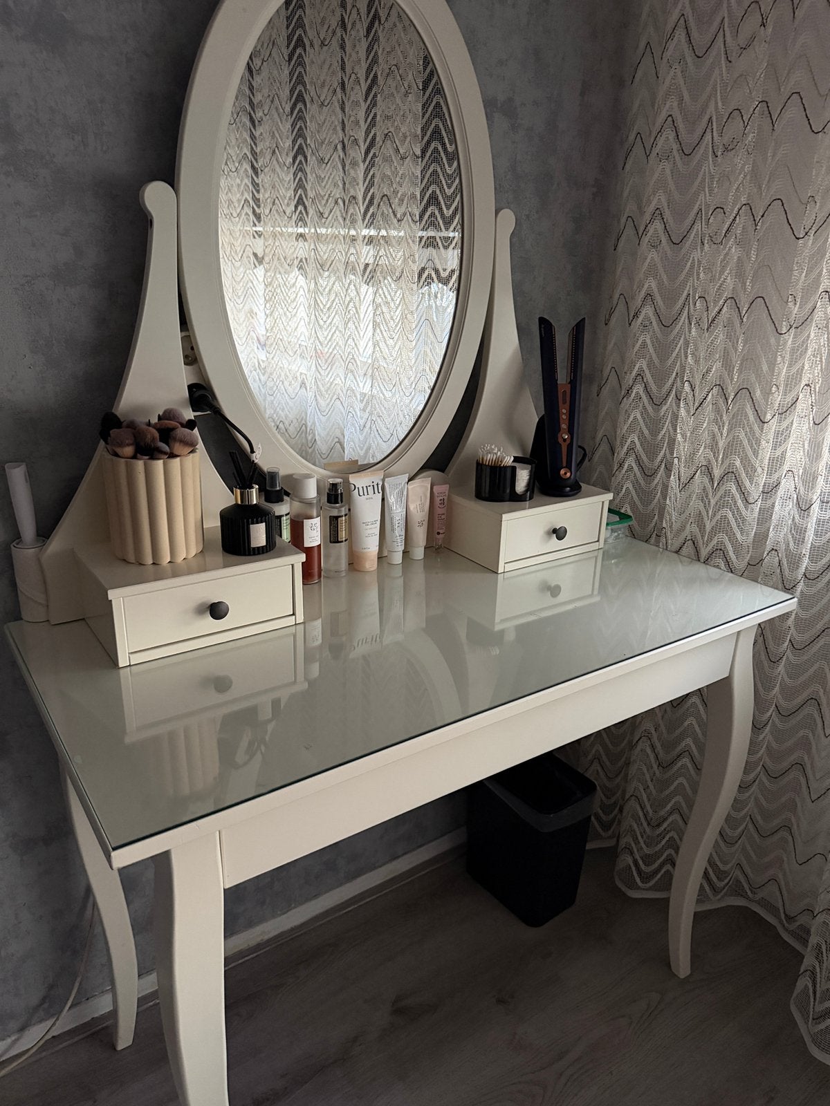 ikea kaptafel, Huis en Inrichting, Tafels | Kaptafels, Ophalen, Zo goed als nieuw, 50 tot 100 cm, Minder dan 100 cm