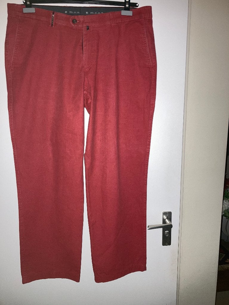 Rode pantalon van het merk M.E.N.S. maat 52, Maat 52/54 (L), M.E.N.S., Ophalen of Verzenden, Zo goed als nieuw