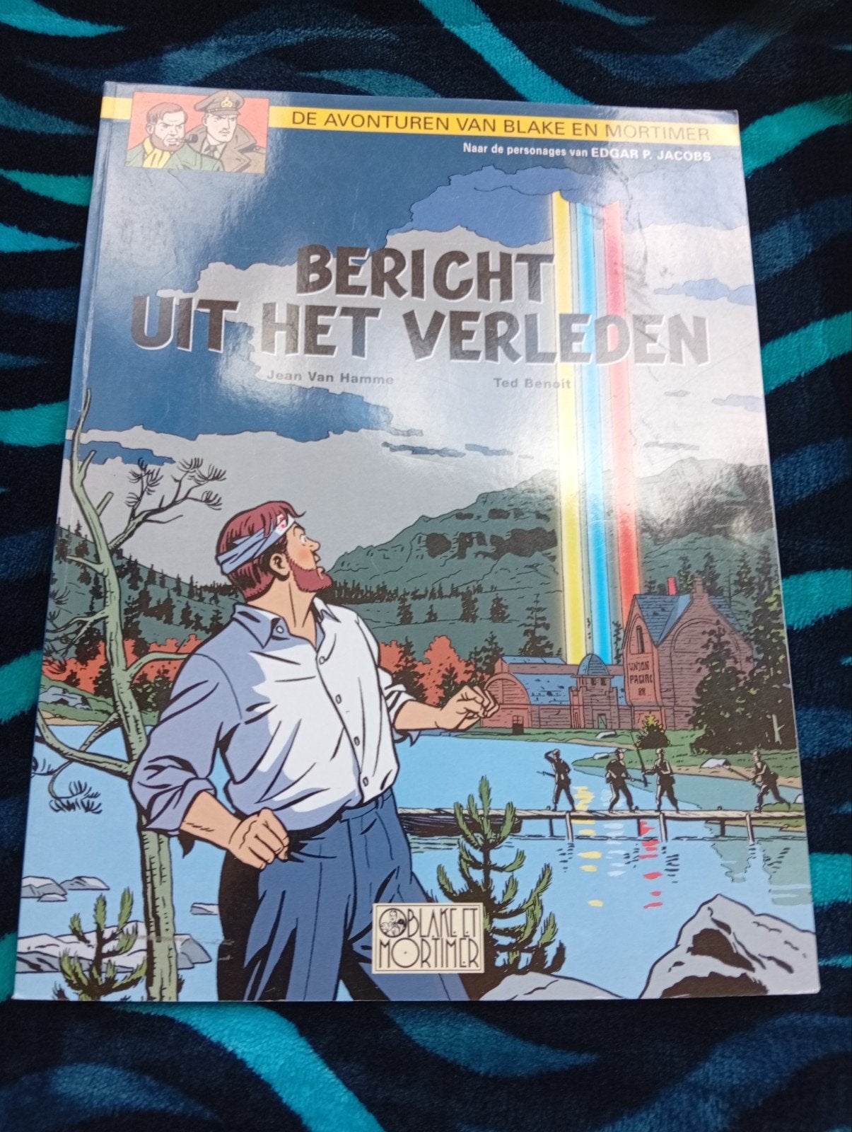 Blake en Mortimer: Bericht uit het Verleden, Eén stripboek, Ophalen of Verzenden, Zo goed als nieuw, Jean Van Hamme, Ted Benoit