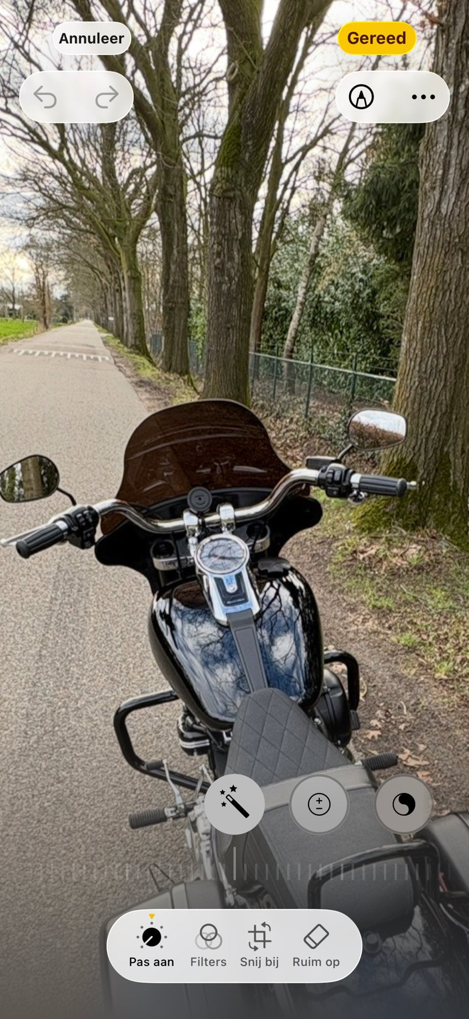 Harley flsb Windscherm Streamliner #Sportglide #Sport Glide, Ophalen of Verzenden, Gebruikt