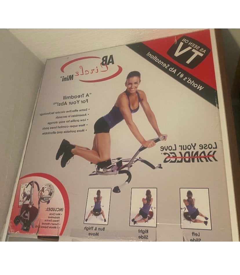 AB Circle Pro Mini Cirkel Fitnessapparaat met DVD, Ophalen, Zo goed als nieuw, Buik, Overige typen