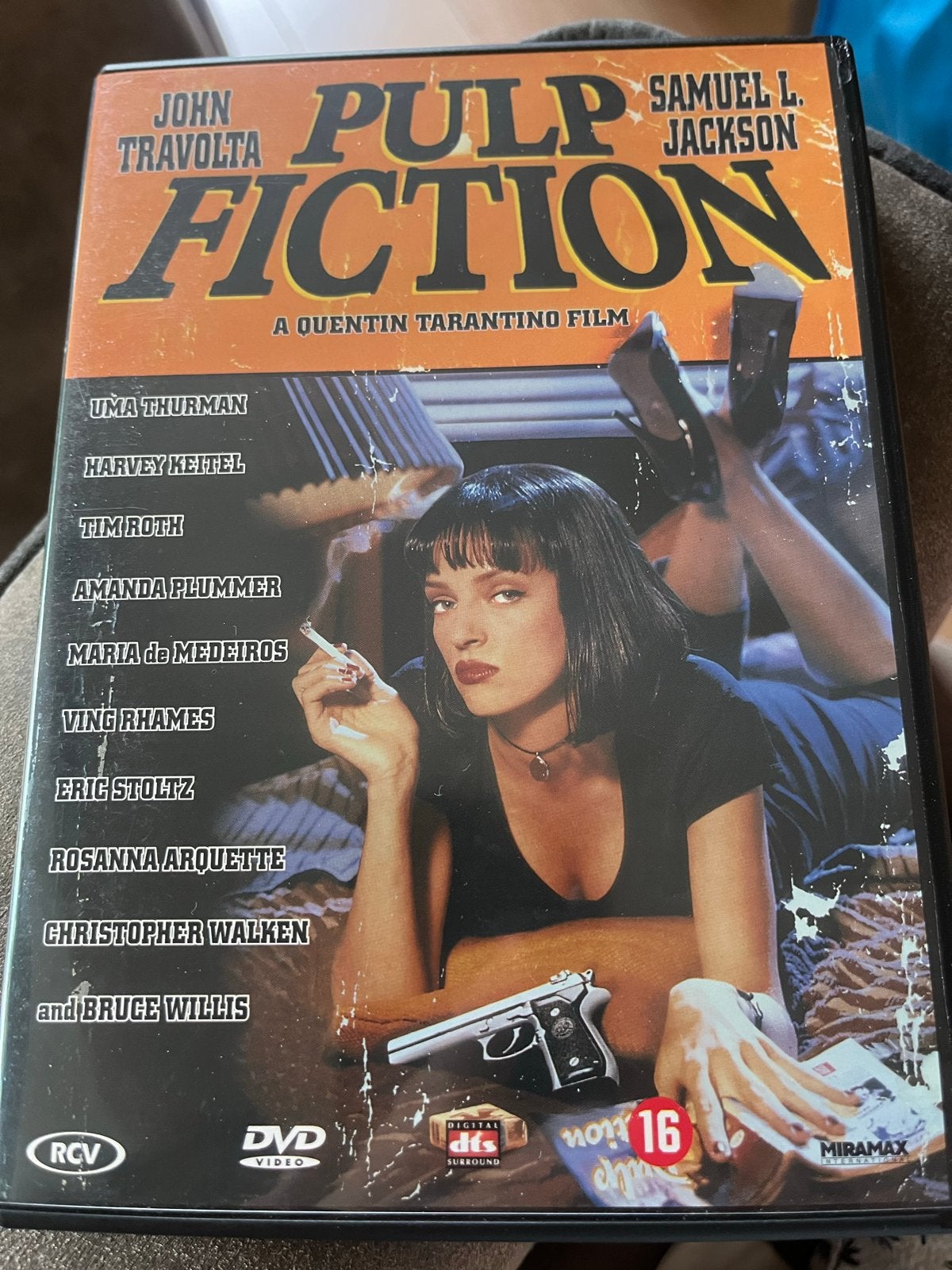 Pulp Fiction DVD - Quentin Tarantino Klassieker, Vanaf 16 jaar, Nederlands, Ophalen of Verzenden, Gebruikt