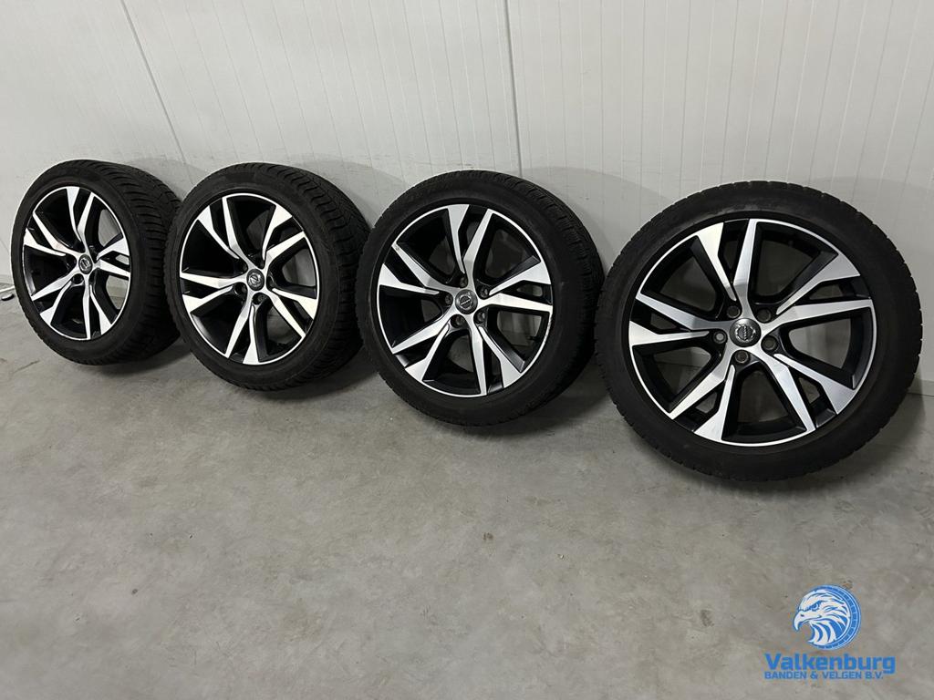 6mm! Originele Volvo S60 V60 5-Double Spoke Matt Black Diamo, Auto-onderdelen, Banden en Velgen, 18 inch, Gebruikt, -, -
