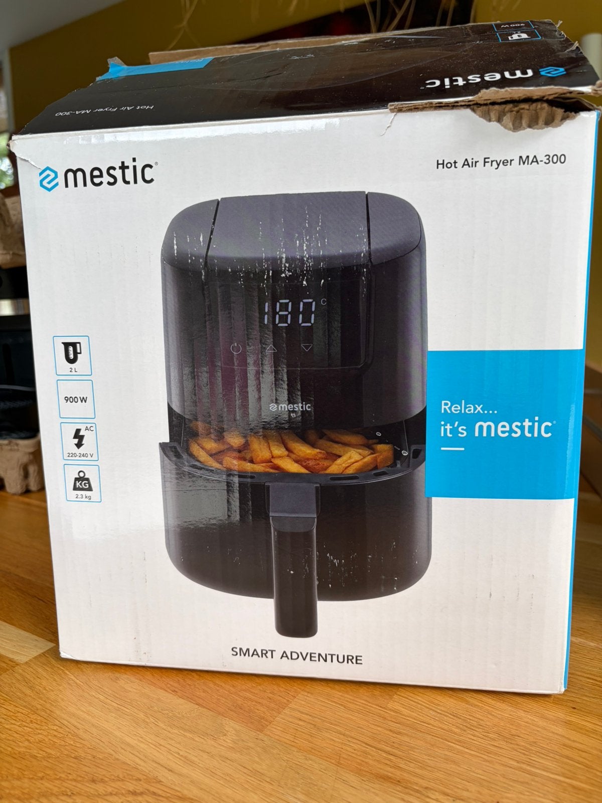 Camping airfryer Mestic, Witgoed en Apparatuur, Airfryers, Ophalen, Zo goed als nieuw, Airfryer, Minder dan 750 gram