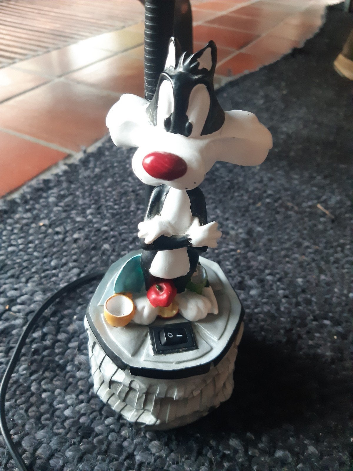 Looney Tunes Sylvester de Kat Halogeen Lamp - 1997, Verzamelen, Ophalen of Verzenden, Gebruikt