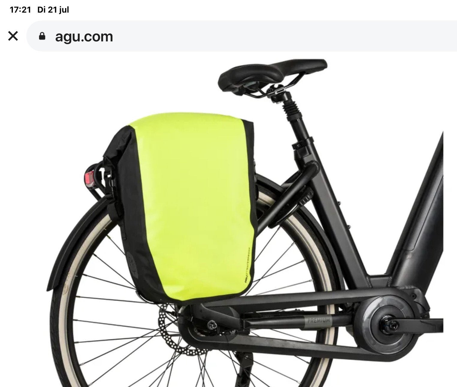 Agu fietstas waterproof, Ophalen of Verzenden, Nieuw