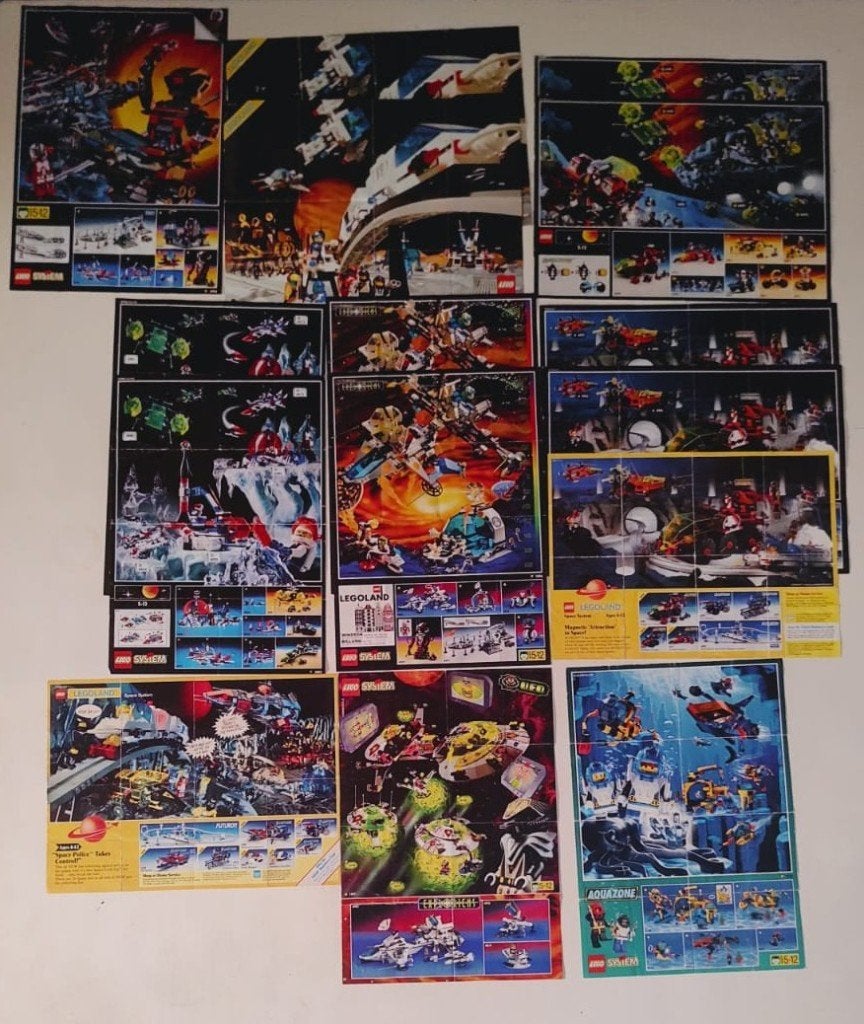 LEGO Space - Minifolders, Gebruikt, Verzenden, Lego, Overige typen