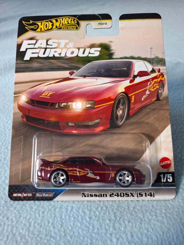 Hot Wheels Fast & Furious Nissan 240SX (S14) Premium, Ophalen of Verzenden, Nieuw, Auto