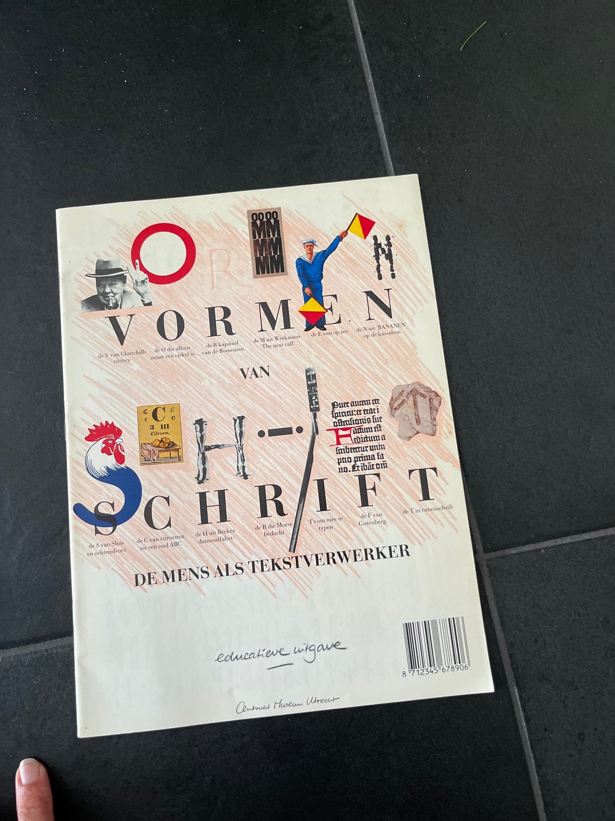 Vormen van Schrift - De Mens als Tekstverwerker, Boeken, Studieboeken en Cursussen, Ophalen of Verzenden, Alpha, Zo goed als nieuw
