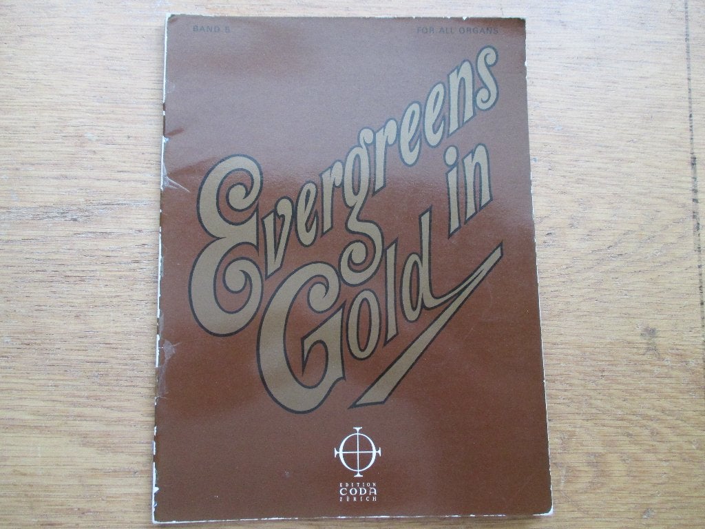Evergreens in Gold - Band 8 voor  orgels/keyboard, Gebruikt, Ophalen of Verzenden, Thema, Keyboard