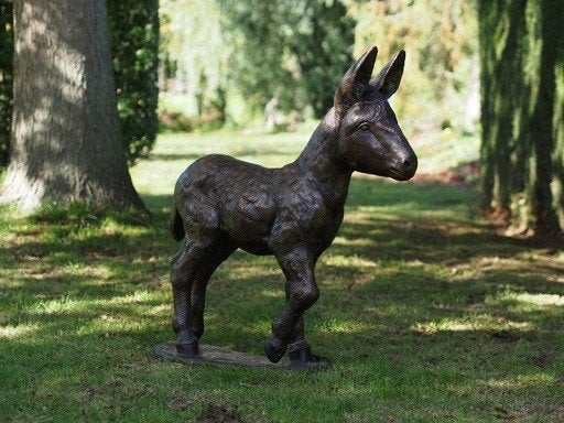 ALPACA / BRONZEN TUINBEELD, Dierenbeeld, Nieuw, Info@huisentuindecoratiemarie.nl, Huis en tuin decoratie marie