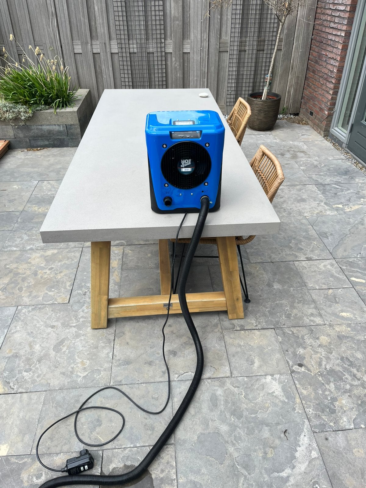 Warmwater pomp zwembad, Ophalen, Zo goed als nieuw