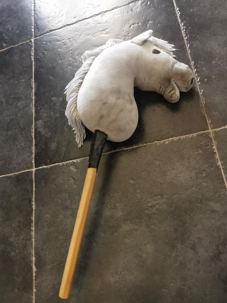 Hobby Horse - Grijs Stokpaard, Ophalen of Verzenden, Gebruikt, Jongen of Meisje