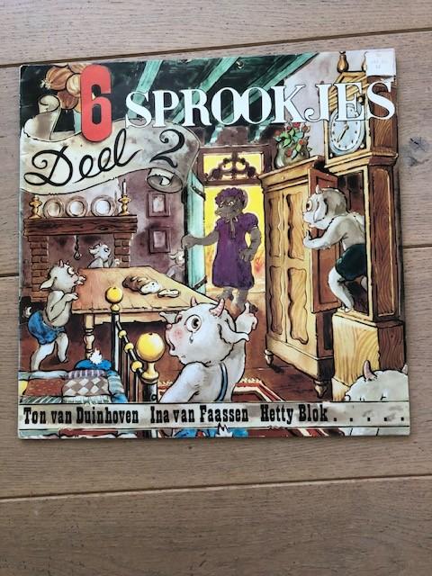 LP  met 6 sprookjes, Gebruikt, Ophalen of Verzenden, Verhaal of Sprookje, 12 inch