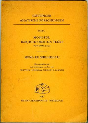 Mongol Borjigid Obog-un Teuke, Zo goed als nieuw, Geesteswetenschap, Lomi, Walter Heissig, Charles R. Bawden, Ophalen of Verzenden