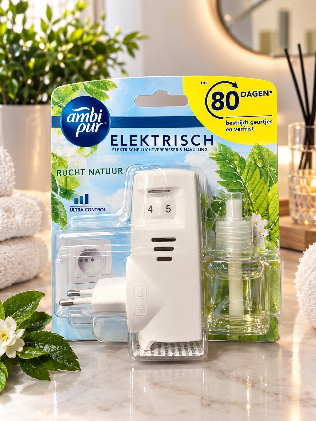 Ambi Pur Elektrische Luchtverfrisser & Navulling - Rucht Nat, Ophalen of Verzenden, Nieuw