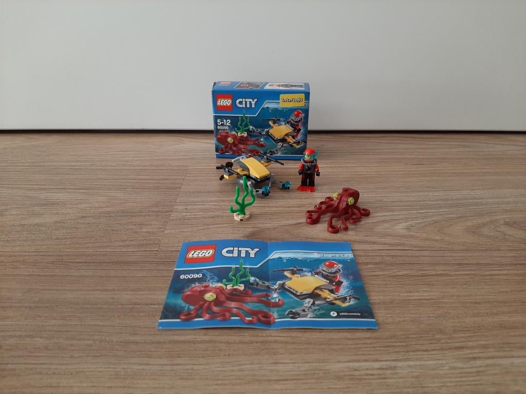 Lego City 60090 Diepzee Duik Scooter, City, Lego, Ophalen of Verzenden, Zo goed als nieuw