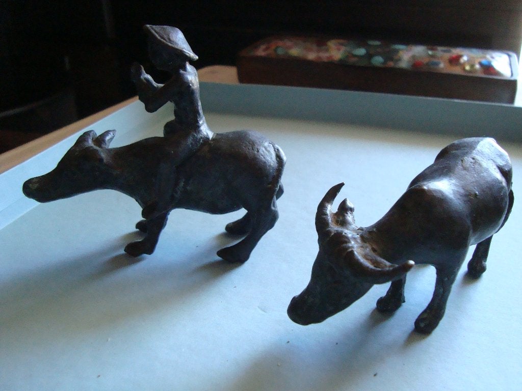 Bronzen beeldjes, Ophalen of Verzenden, Brons