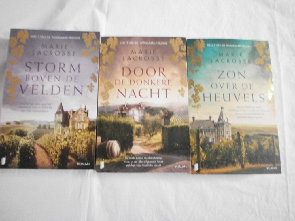 De Wijngaard Triologie Marie Lacrosse, Ophalen of Verzenden, Zo goed als nieuw, Zie beschrijving
