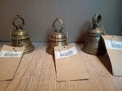 Set van 3 messing bellen - Made in India, Ophalen of Verzenden