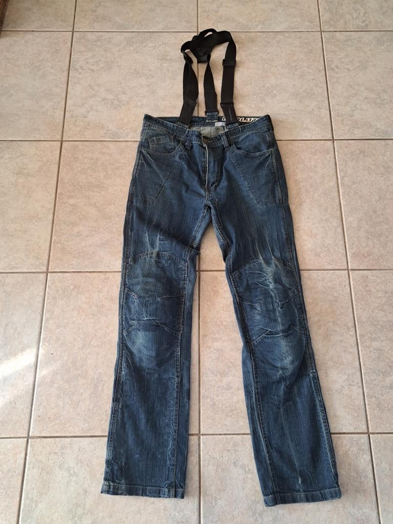 Evolution Kevlar Motorbroek Maat 50 - Zo goed als nieuw!, Ophalen, Tweedehands, Broek | textiel