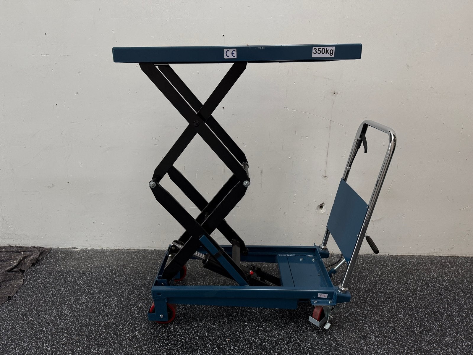 Werktafel / Schaarlift 350kg, Tot 1000 kg, Ophalen, Handmatig, Palletwagen