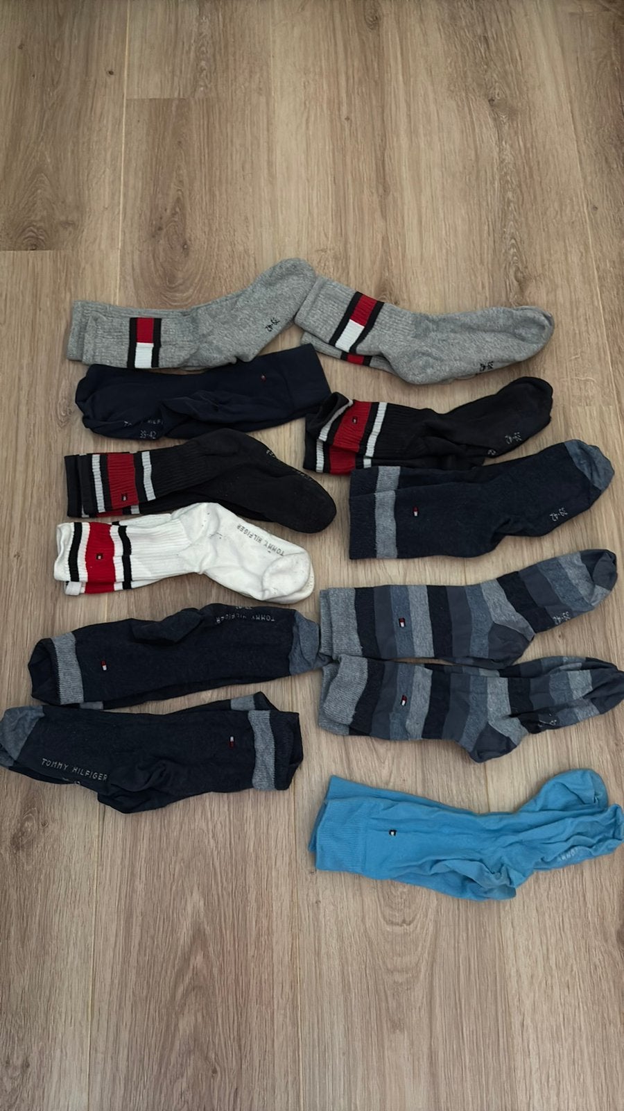 12 paar zgan Tommy Hilfiger sokken en 3 paar nieuwe 39-42, Ophalen of Verzenden, Zo goed als nieuw, Maat 39 t/m 42, Overige kleuren