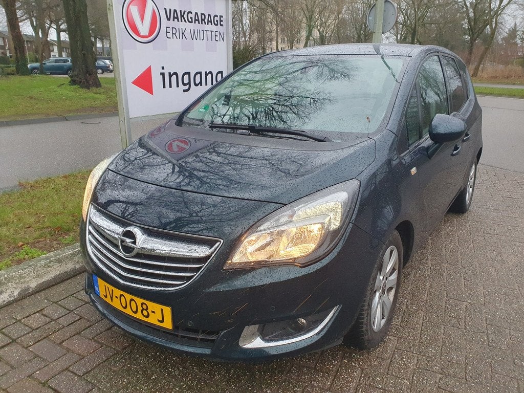 Opel Meriva 1.4 Turbo Blitz, Auto's, Voorwielaandrijving, Gebruikt, 4 cilinders, Origineel Nederlands