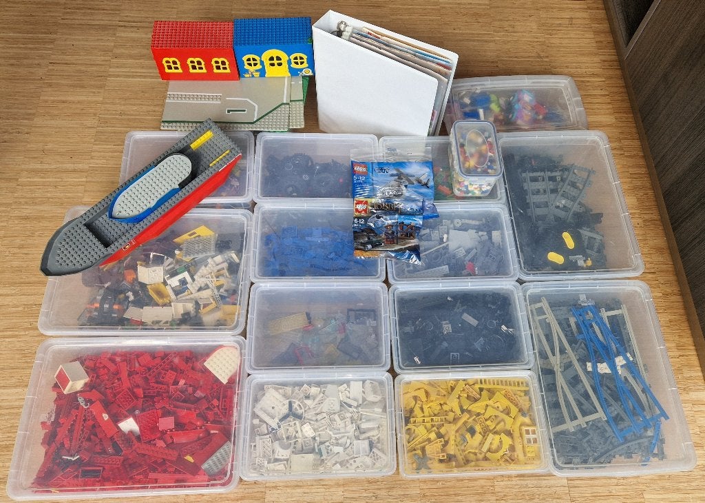 Grote partij LEGO (15,8 kg!) City, Friends, Vintage & Trein, Kinderen en Baby's, Ophalen, Gebruikt, Complete set, Lego
