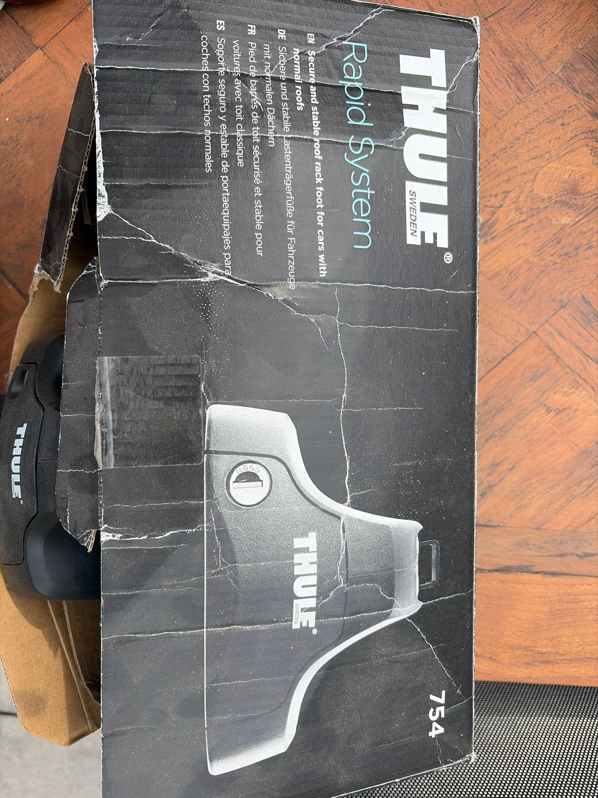 Thule Rapid System 754 dakdrager voetenset, Auto diversen, Dakdragers, Ophalen, Gebruikt